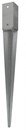 PIED de poteau de JARDIN à ENFONCER - ref PPJET7070 - 71 x 71 x hauteur 150 mm